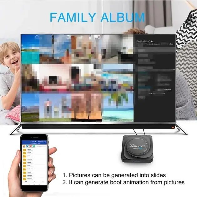 Смарт ТВ приставка X88 Pro 20 8/128GB Android, Smart TV Box (4K, Wi-Fi, Ethernet)