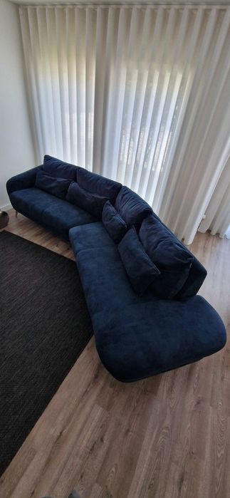 Sofá 5 lugares com chaise long