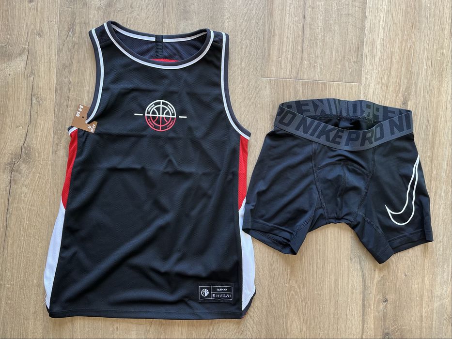 Dwustronna koszulka do koszykówki plus panty Nike gratis