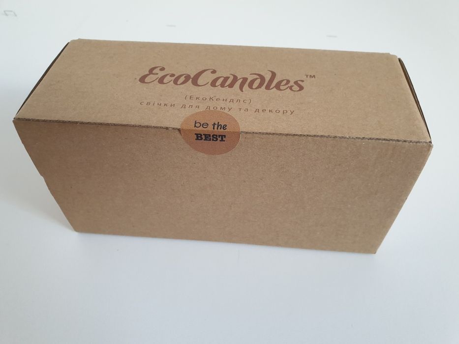 Набір свічок, подарунковий набір, зелені