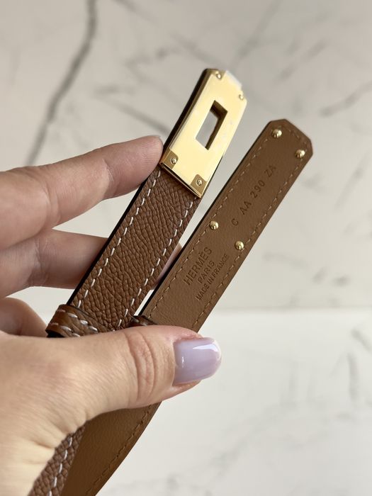 Ремінь Hermes Kelly Belt epsom, пояс ермес келлі, ремень эрмес келли