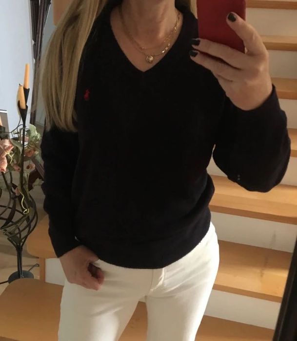 Sweter Polo Ralph Lauren 100% kaszmir L unisex