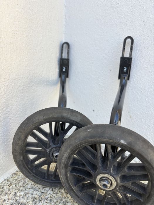 Rodas de apoio para bicicleta de criança