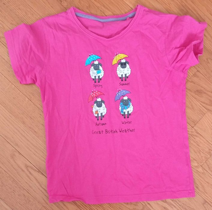 летняя футболка для девочки