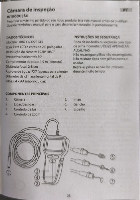 Câmara endoscópica