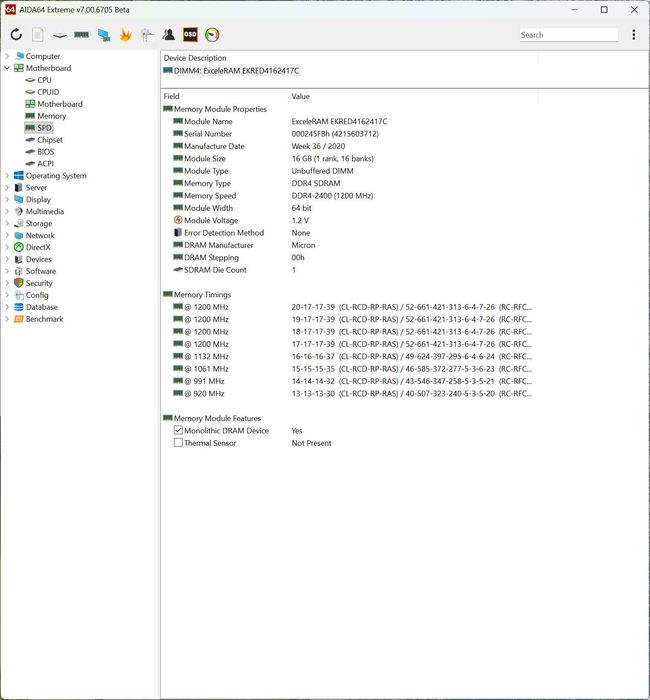 пам'ять DDR4 16GB 2400 \ 2666MHz EXCELERAM Kudos \ ProLogix. Trade-IN