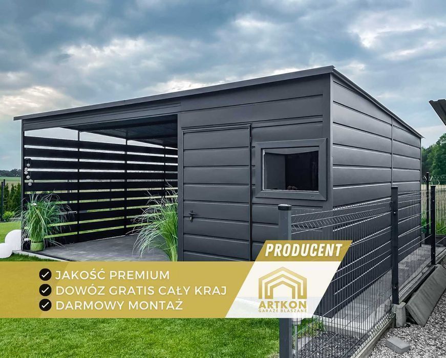 Altanka z blachy, Altana ogrodowa, Wiata ogrodowa PRODUCENT