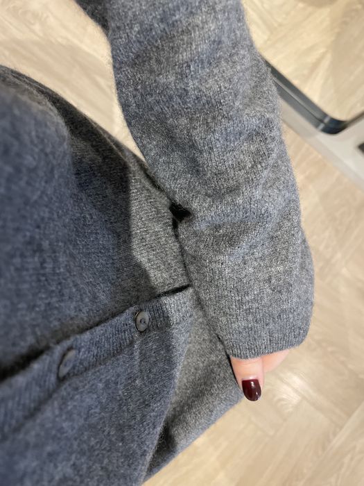 100 % кашемір люкс бренд M/L сірий стиль cos massimo