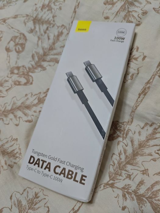 Kabel USB-C Baseus Tungsten Gold 100w 3m