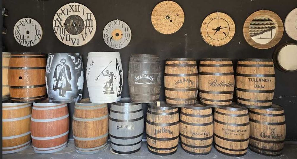 Stół Blat za szpuli 115cm solidny 4,5cm ładne drewno LOFT