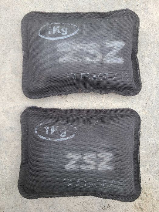 Balast nurkowy śrutowy miękki, dwa worki 2 X 1,0 kg