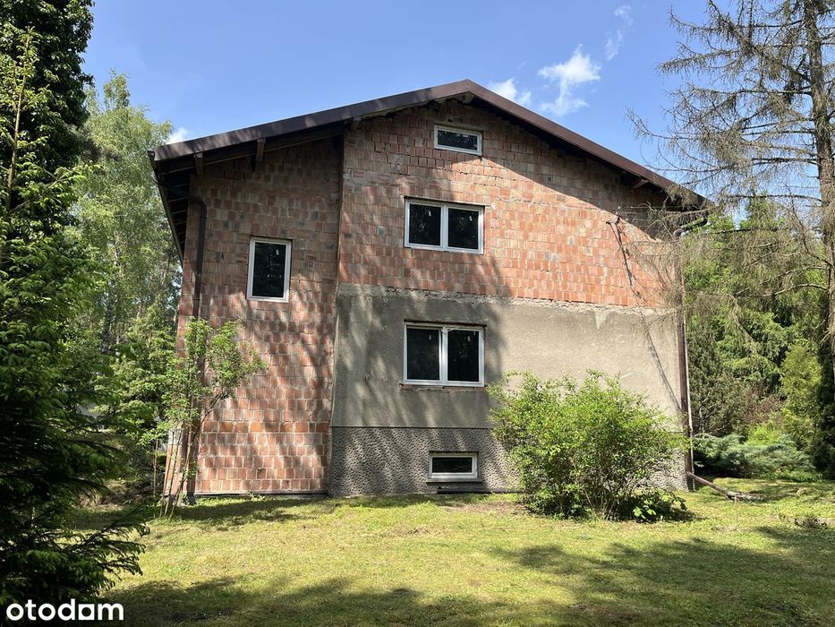 Żarki-Letnisko dom w budowie na pięknej działce przy lesie