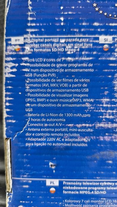 TV Portátil HD LCD 12V