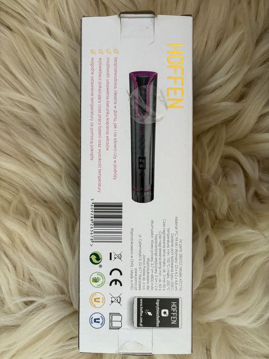 Bezprzewodowa lokówka do włosów Hoffen