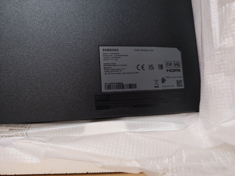 Monitor Samsung CR50 27cali