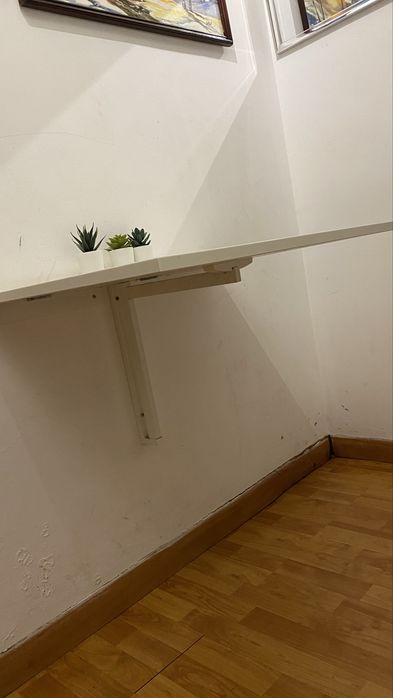 Mesa IKEA NORBERG Rebatível Branca – em bom estado
