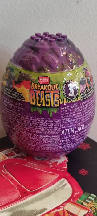 Nowy - Mattel Breakout Beasts Jajo ze slimem GCK31