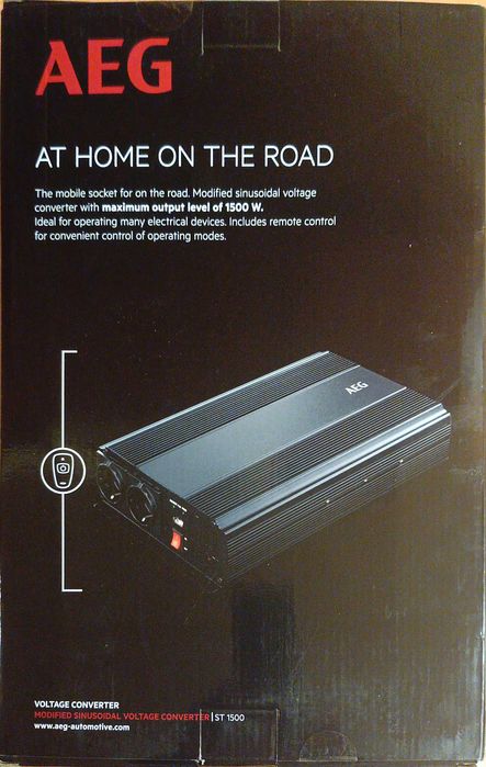 Przetwornica 12v na 230v 1500w mało używana