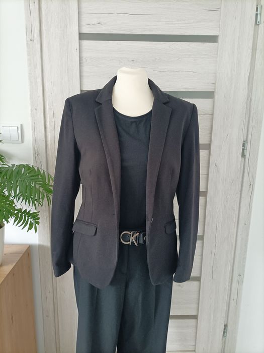 Czarna klasyczna marynarka żakiet M/L elegancka na codzień H&M casual