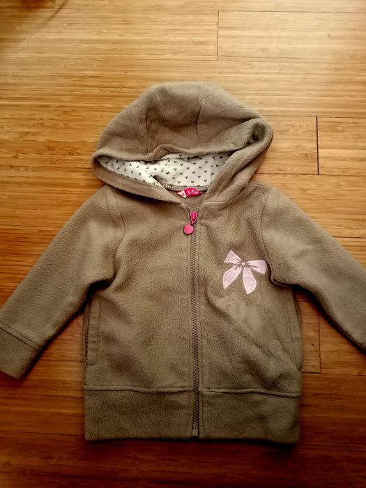 Bluza polarowa 5-10-15 dla dziewczynki 92