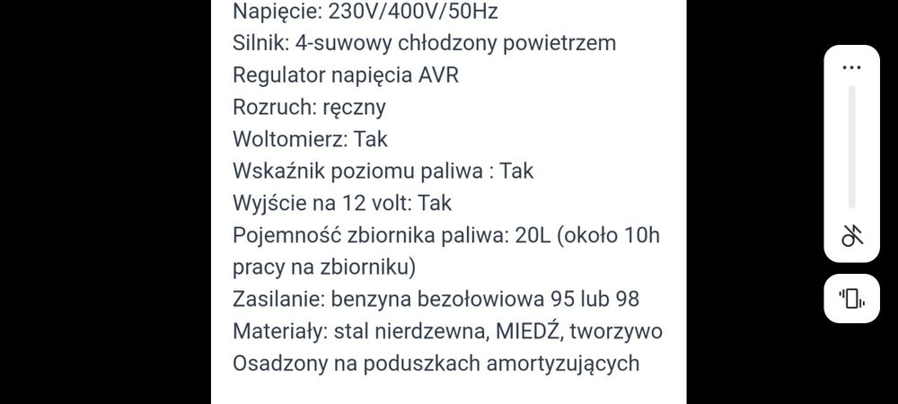 Agregat. KARSTADT.220/400 V. NOWY .
