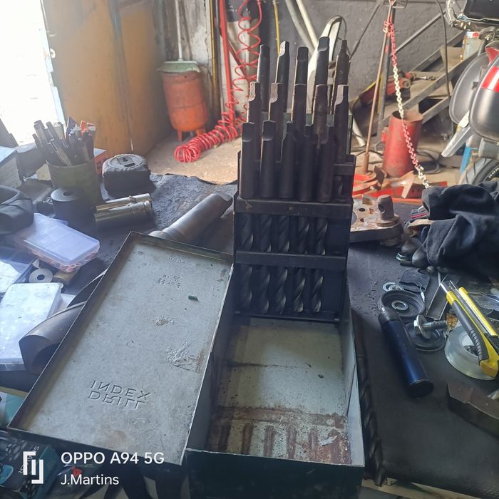 Conjunto  15 brocas em polegadas