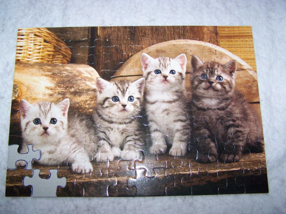 Пазлы " Британская короткошерстная кошка" 70 деталей