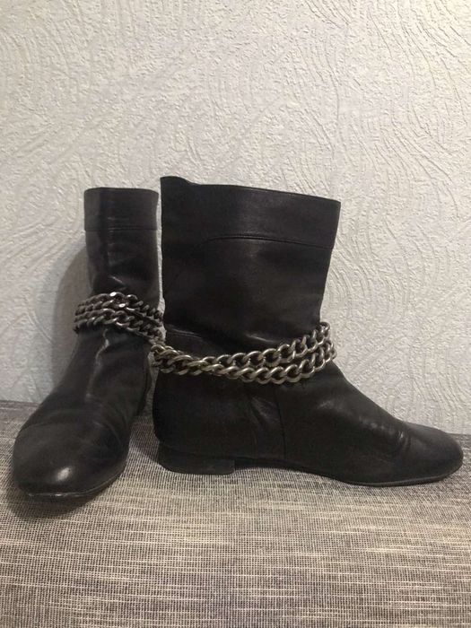 Продам ботинки кожанные