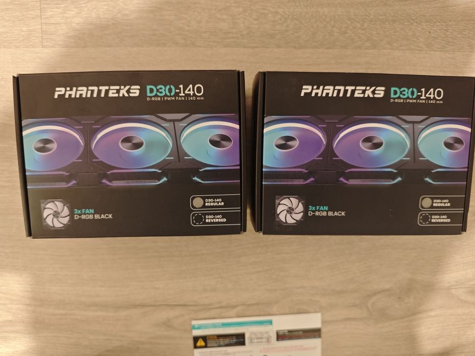 Wentylatory Phanteks D30-140mm 3-pak Regular blade