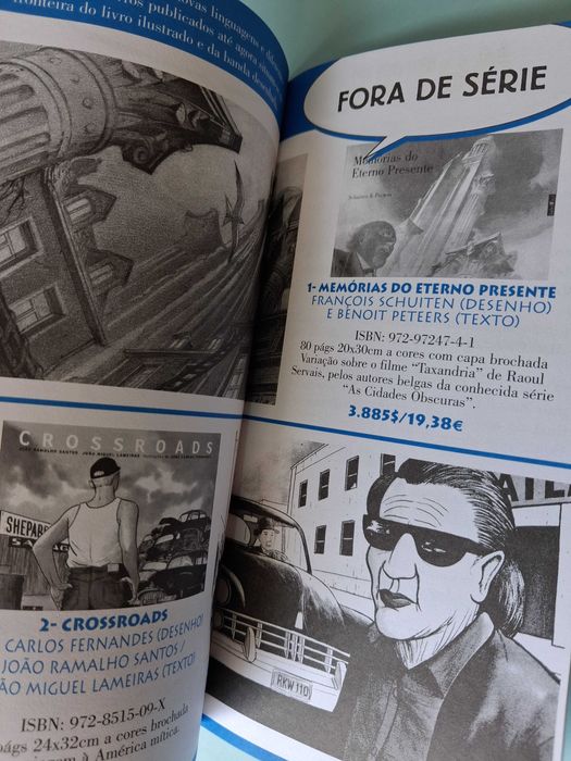 Edições BALEAZUL - Raro conjunto de catálogo BD e Newsletter.