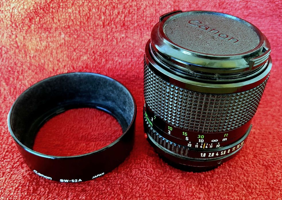 Об'єктив Canon nFD 85mm f/1.8. Легендарний "портретник". Made in Japan