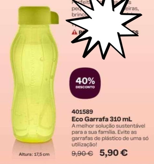 Garrafas Tupperware