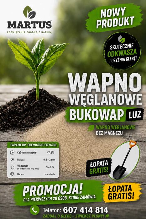 Wapno węglanowe luzem