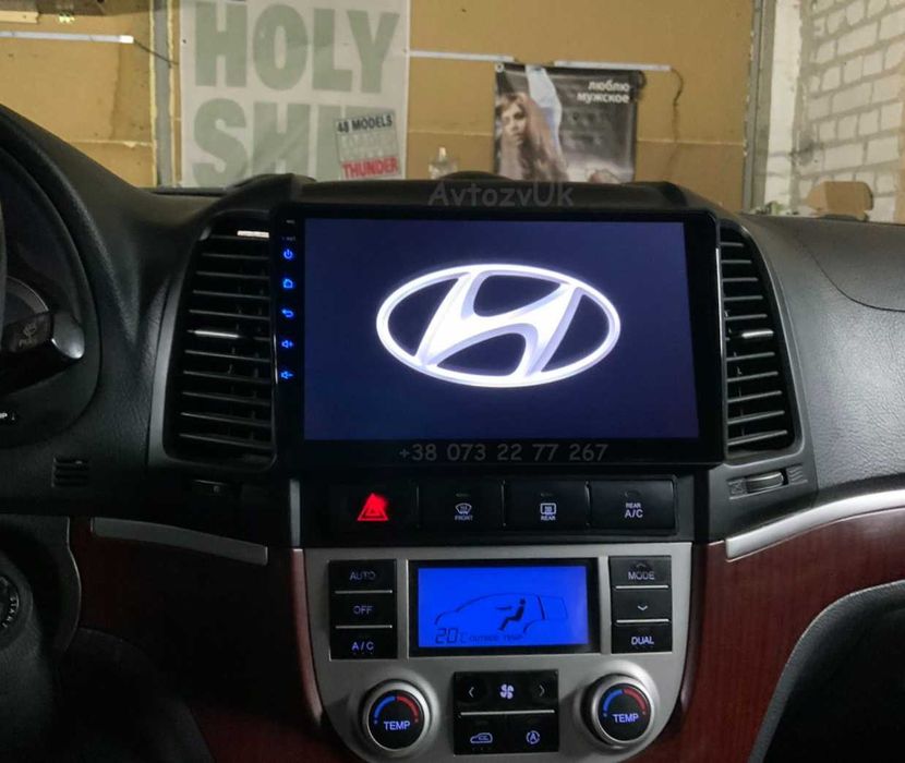 Магнитола HYUNDAI Santa Fe IX 45 GPS Tesla USB ix45 CarPlay Android 16
