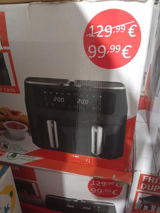 Airfryer Dupla de 3.5 litros cada cesto