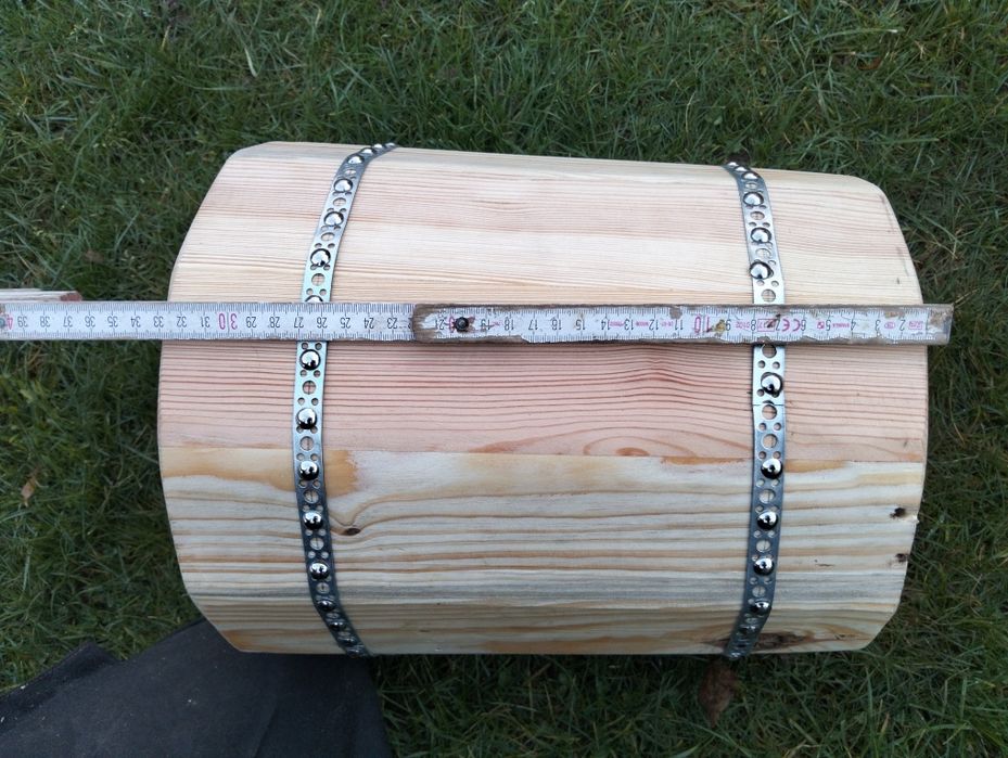 Doniczki drewniane rustykalne