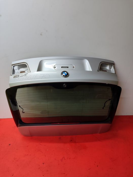 Ляда серая BMW X5 E70 верхняя крышка багажника кришка БМВ Х5 Е70 сіра