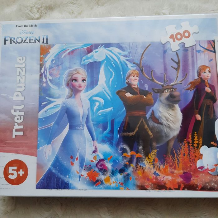Nowe puzzle TREFL Elza, Anna, Olaf / Kraina Lodu 2