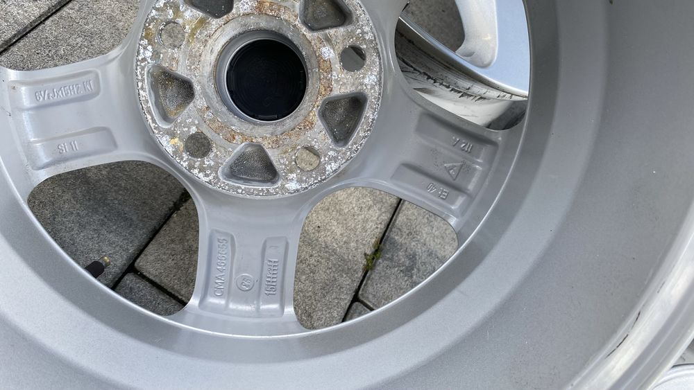 Felgi aluminiowe Borbet do VW 5x112 15 cali Golf V T4