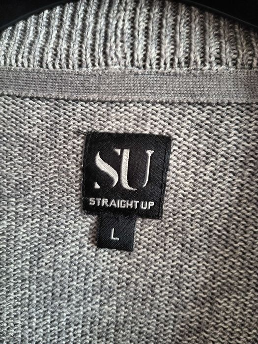 Sweter męski zapinany na guziki