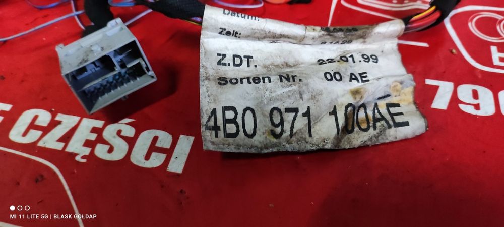 Wiązką Elektryczna Lusterka Wewnetrznego  Fotochrom  z Audi A6 S6 4.2