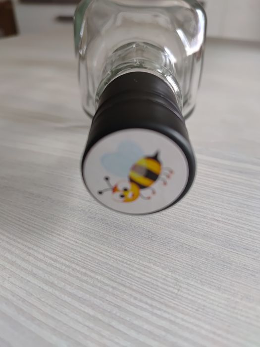 Butelka szklana kwadratowa 0,5l
