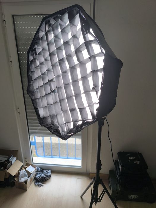 Softbox - iluminação - foto - vídeo - GVM SD80D