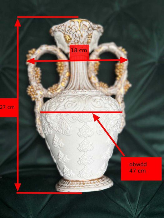 Jacob Petit - para amfor porcelanowych, Francja XIX w.,