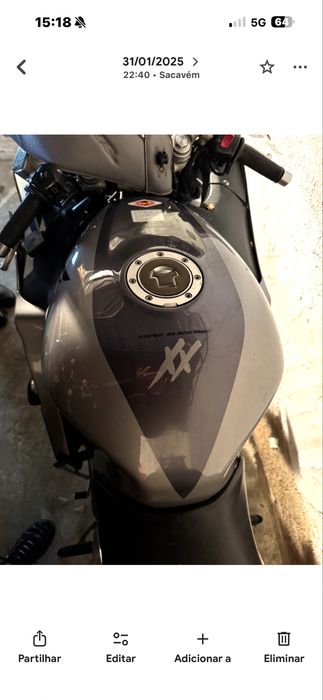 Mota CBR 1100 XX ( acidentada )