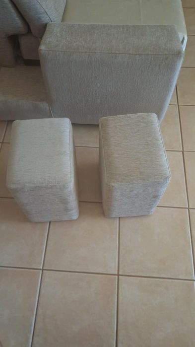 Sofá 2 lugares + chaise longue