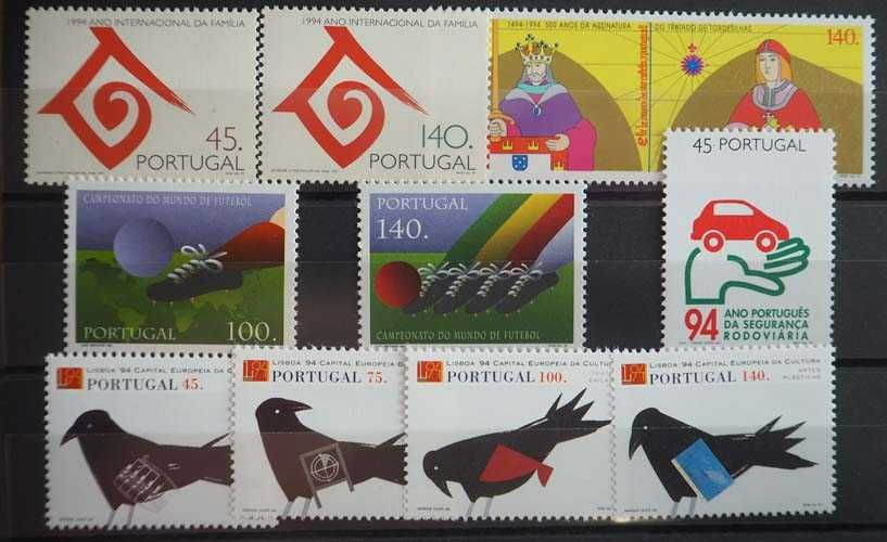 Selos Portugal-1994-Novos-Ver Imagens e Ler Descrição.