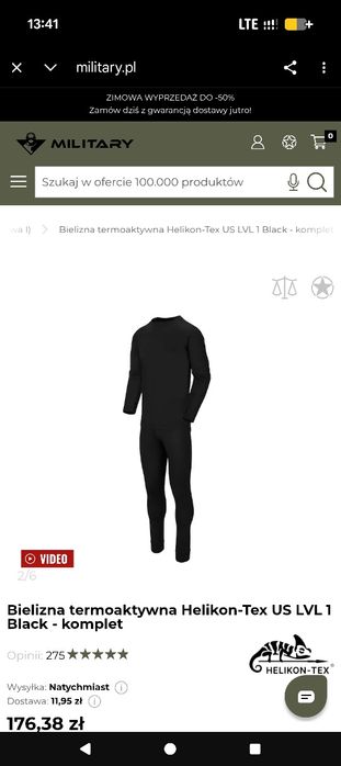 Bielizna termoaktywna helikon-tex