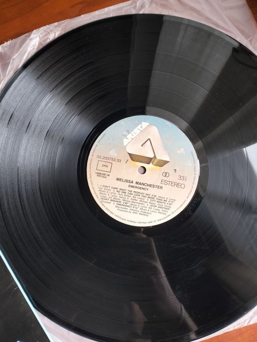 Disco de vinil LP Melissa Manchester - Emergency