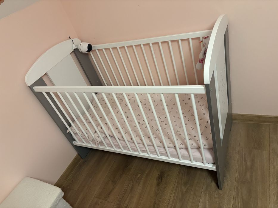 Lóżeczko dzieciece niemowlece 120x60 + materac